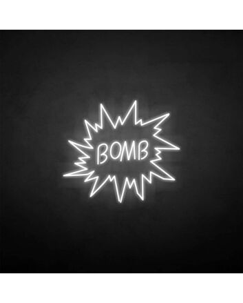 &#39;Bomb&#39; neon sign