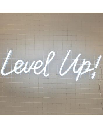 Level Up Neon Sign enhances gaming rooms with style