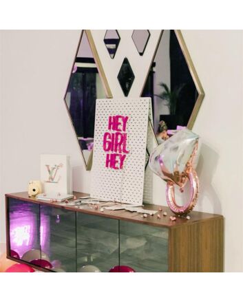 Hey Girl Hey Neon Sign brings friendly vibes to girls&#039; rooms