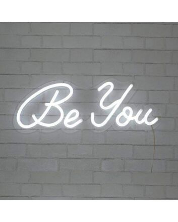 Be You Neon Sign adds a positive message to any room