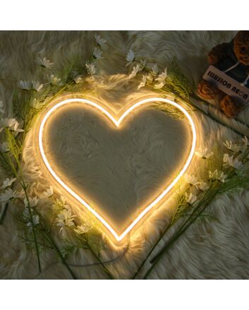 Sweet Heart Neon Sign adds a romantic touch to bedrooms