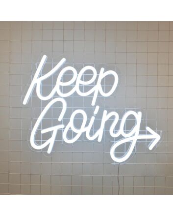 Keep Going Neon Sign for encouraging office environments