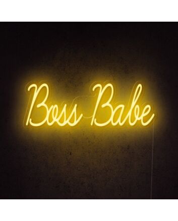 Boss Babe Neon Sign perfect for empowering home offices