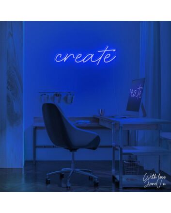 Create Lianev Collection Neon Sign inspires creativity in any space