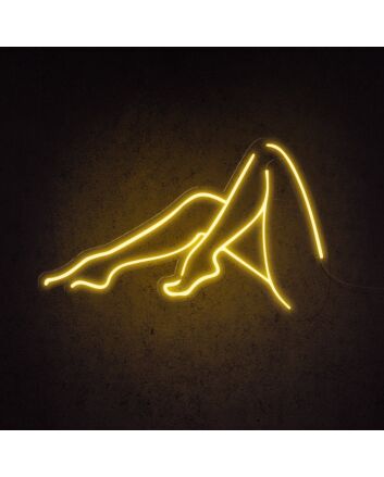 Female Legs Silhouette Neon Sign for artistic and stylish decor