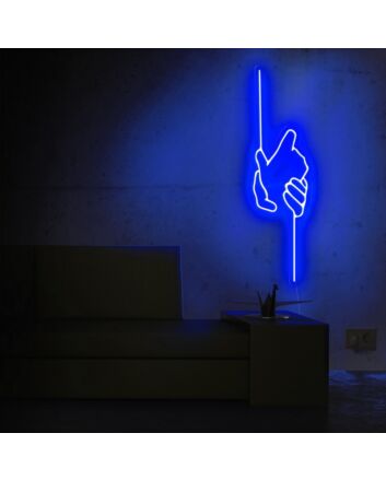 Holding On Neon Sign for encouraging and supportive spaces