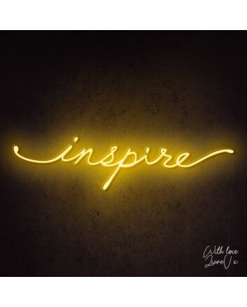 Inspire Lianev Collection Neon Sign for creative and motivational spaces