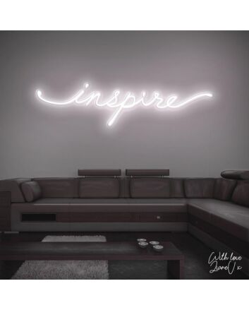 Inspire Lianev Collection Neon Sign for creative and motivational spaces