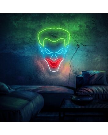 Joker Neon Sign perfect for comic book and pop culture fans