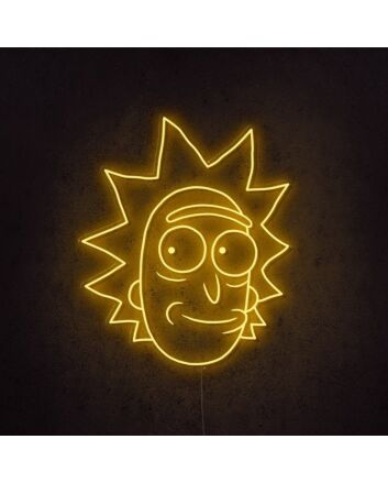 Rick And Morty Rick Neon Sign perfect for pop culture-themed rooms