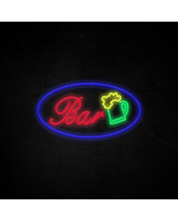 Bar Beer Neon Sign ideal for bar and pub settings