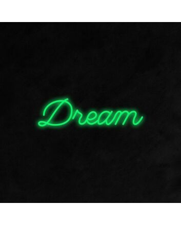 Dream Neon Sign for inspirational bedroom decor