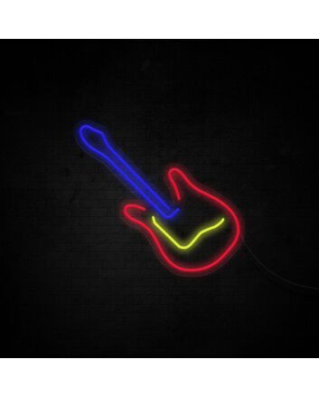 Guitar Neon Sign ideal for music lovers