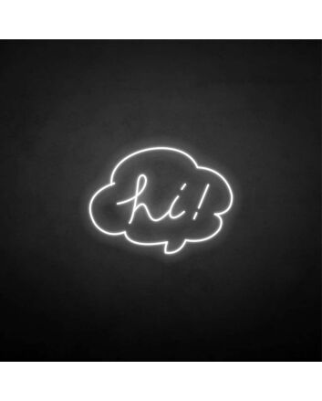 Hi2&#39; neon sign