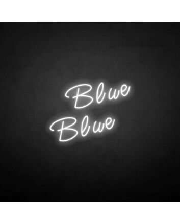 Blue&#39; neon sign