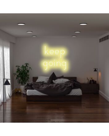 Keep Going Neon Sign perfect for motivational decor