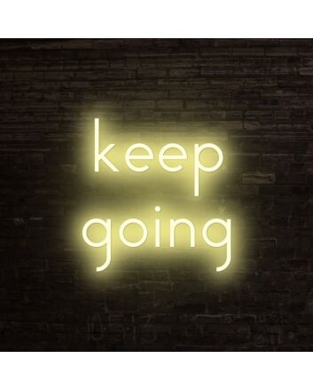Keep Going Neon Sign perfect for motivational decor