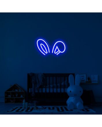 Bunny Ears Neon Sign adds a playful touch to any room