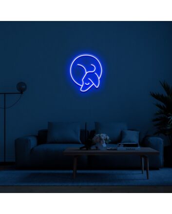 Sleepy Dog Neon Sign perfect for pet lovers