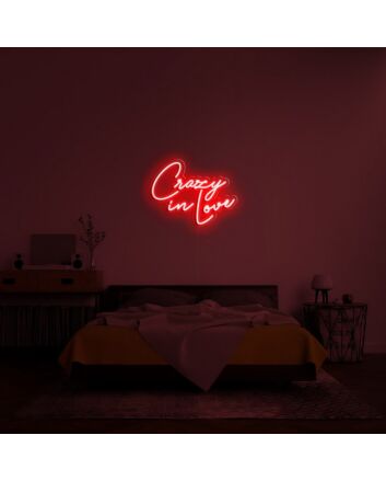 Crazy In Love Neon Sign for fun and romantic settings