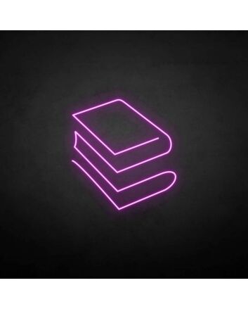 &#39;Book&#39; neon sign