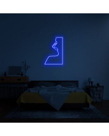 Breathing Neon Sign for Yoga Rooms