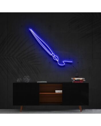 Penmanship Neon Sign for Artistic Spaces