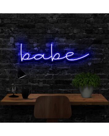 Babe Neon Sign for Romantic Settings