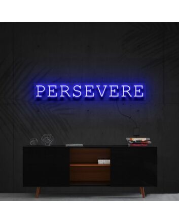 Persevere Neon Sign for Motivational Spaces