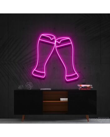Beer Cheers Neon Sign for Bars and Party Spaces