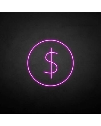 Dollar&#39; neon sign