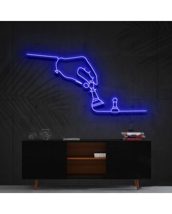 Checkmate Neon Sign for Chess and Game Lovers