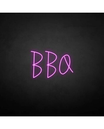 &#39;BBQ&#39; neon sign