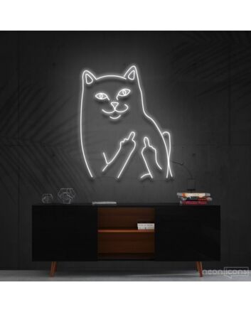 Mr Bad Cat Neon Sign for Playful and Pet Lovers