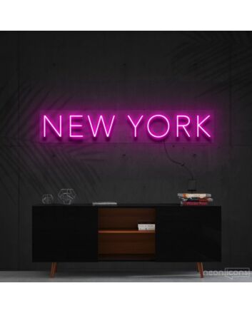 New York Neon Sign for Travel Lovers
