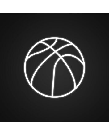 Basketball Neon Sign for Sports Lovers and Game Rooms