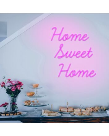 Home Sweet Home Neon Sign for Cozy Living Rooms