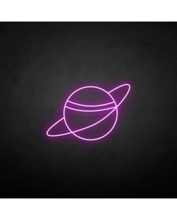 &#39;Planet&#39; neon sign