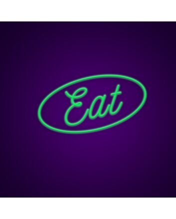 Eat Neon Sign for Kitchens and Restaurants