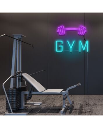 Gym Neon Sign for Fitness Spaces