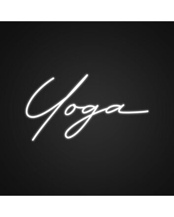 Yoga Neon Sign for Fitness Studios