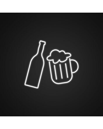 Beer Neon Sign for Party and Bar Spaces
