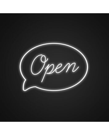 Open Neon Sign for Retail Spaces