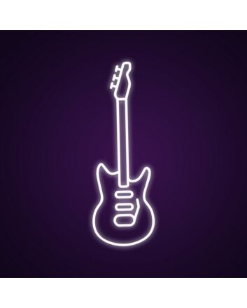 Guitar Sign Neon Sign for Music Lovers
