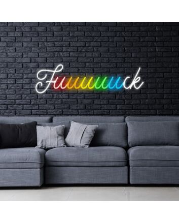 Fuuuck Neon Neon Sign for Bold and Playful Statements