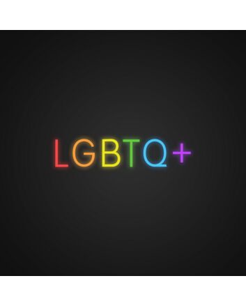 Lgbtq Neon Sign for Inclusive and Welcoming Spaces