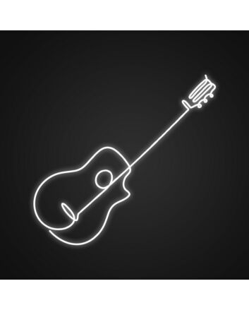Guitar Sign Neon Sign for Music Lovers