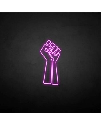 Fighting&#39; neon sign