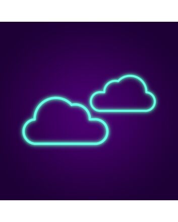 Clouds Neon Sign for Peaceful Spaces