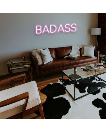 Badass Neon Sign for Bold Statements